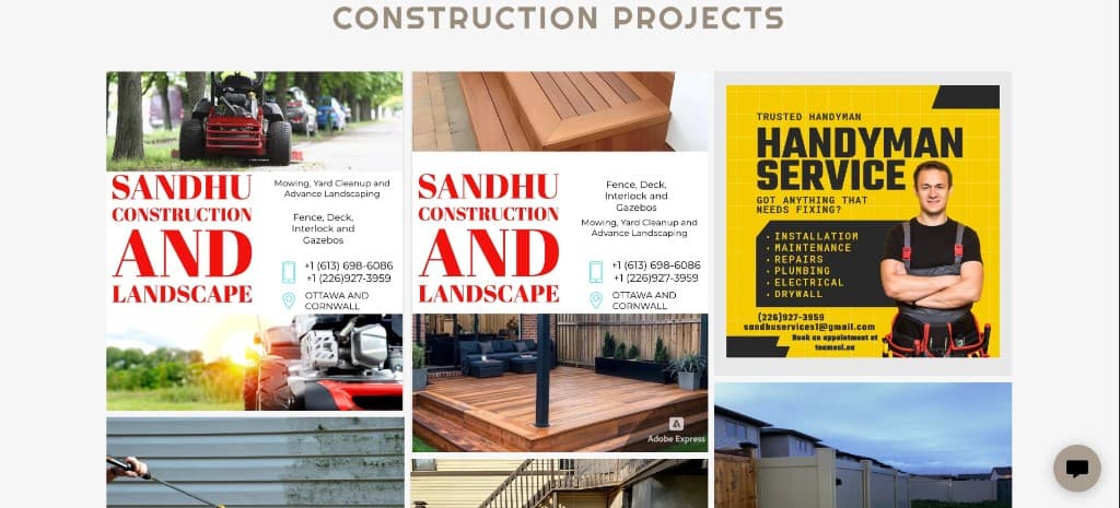 SCL Inc construction projects collage
